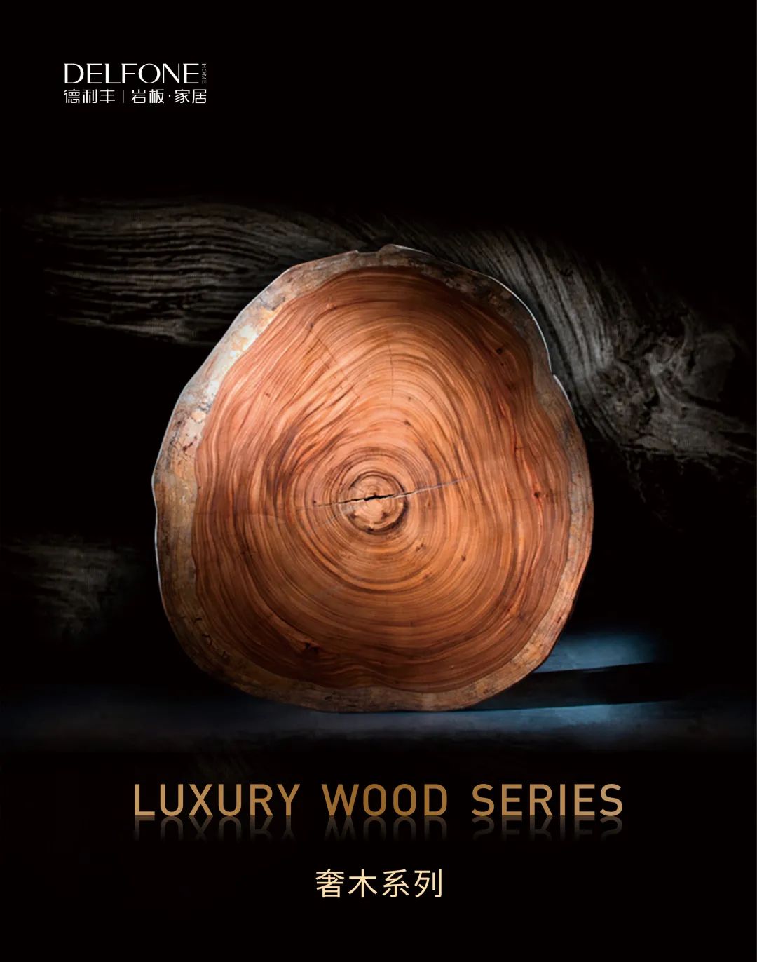 DELFONE奢木系列新品 | 乌金直纹木，与自然形态共生(图4)
