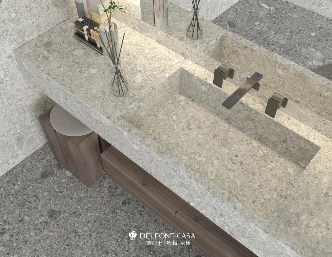 DELFONE新品｜水磨石系列，打造富有艺术感的静雅居室(图6)