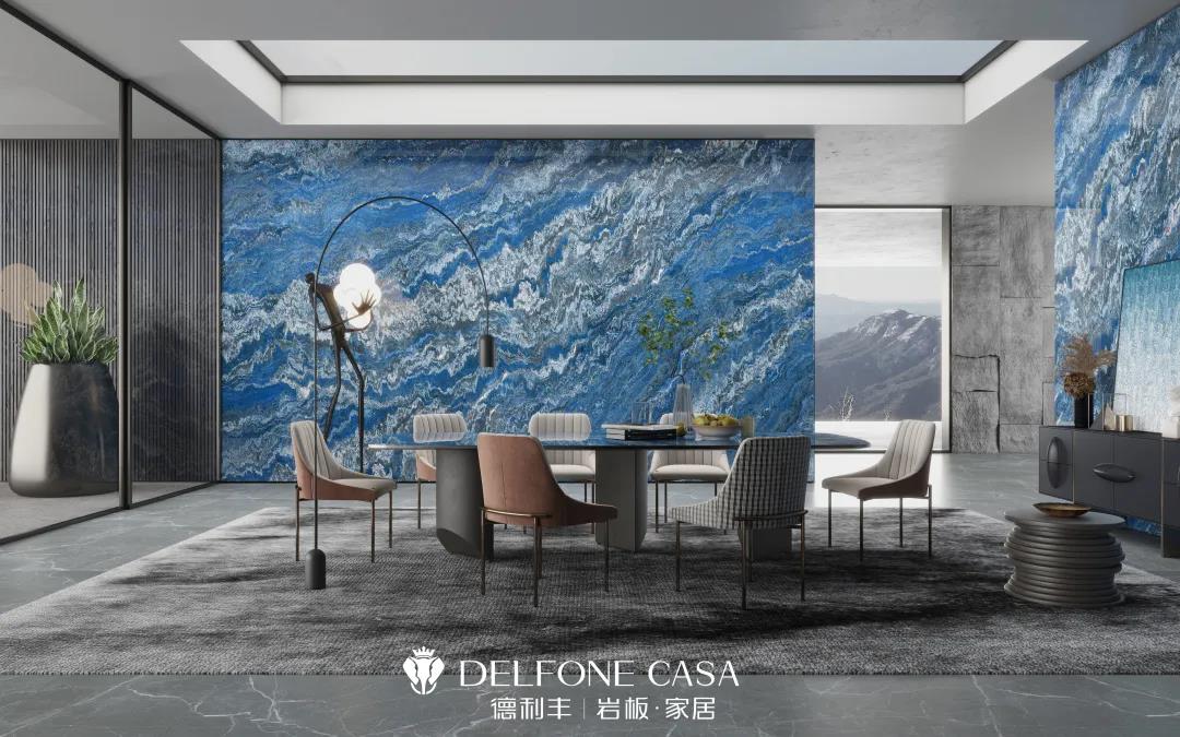 DELFONE新品 | “海洋之心”天蓝群岛，浑然天成的居室蓝宝石(图6)